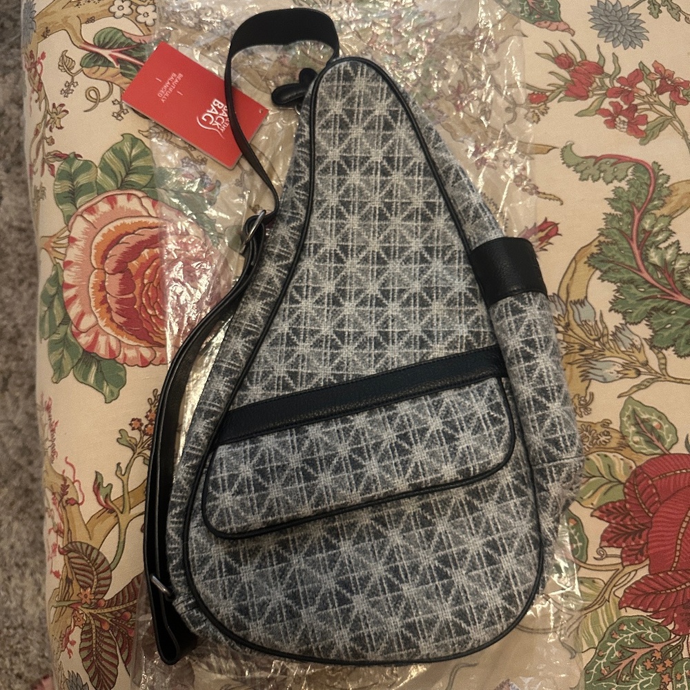 NWT AmeriBag Healthy Back Bag 17" wool special edition bag w/leather strap - Picture 2 of 13